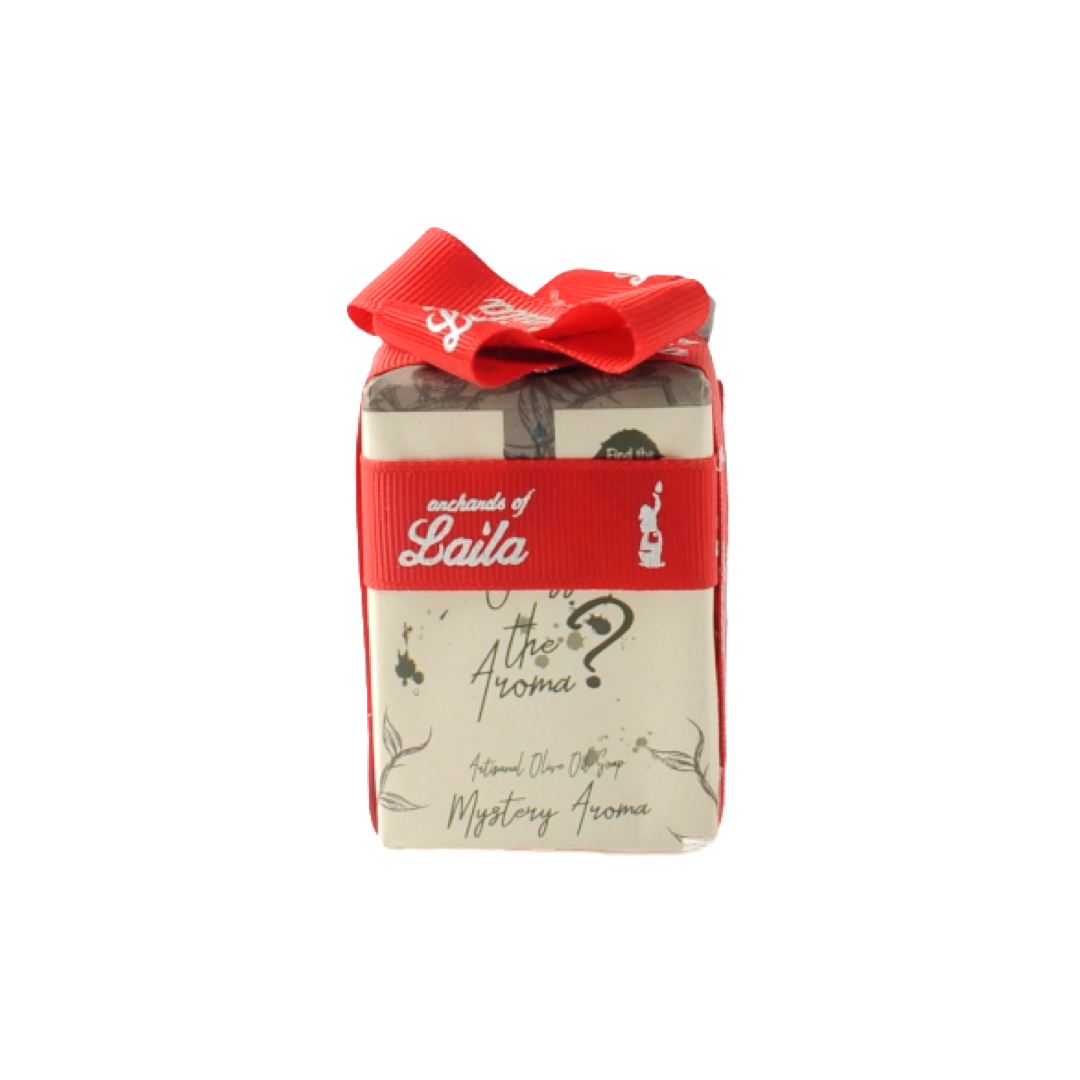 Orchards of Laila Double Soap Set Red Ribbon