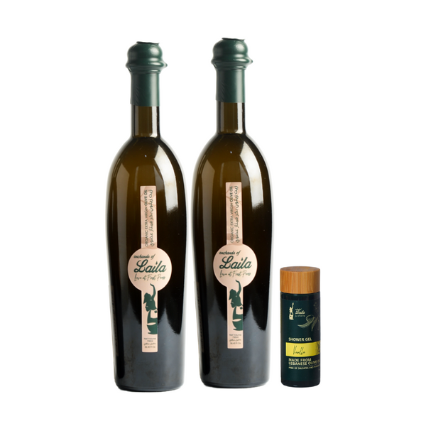 Harvest Special Bundle: Extra Virgin Olive Oil Bottles & FREE Olive Oil Shower Gel